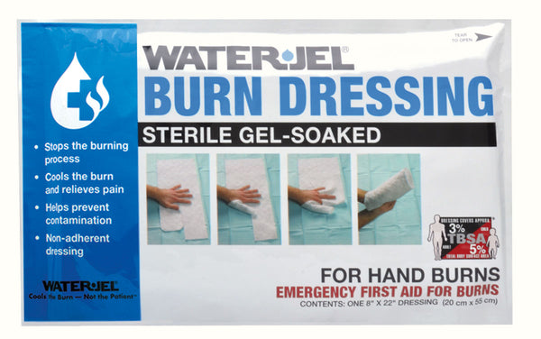 WATER-JEL BURN DRESSING FOR HANDS - 20.3 x 55.9 cm