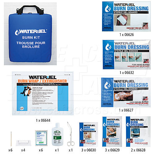 WATERJEL EMERGENCY BURN KIT VI First Aid Direct