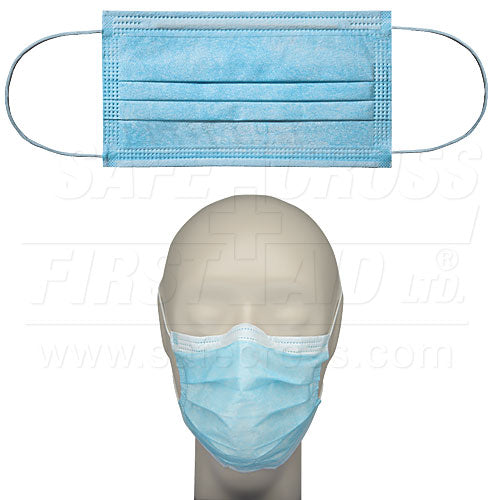 FACE MASK, MEDICAL, LEVEL 3, BFE>=98%, 3-PLY, w/EAR LOOPS, 50 BOX