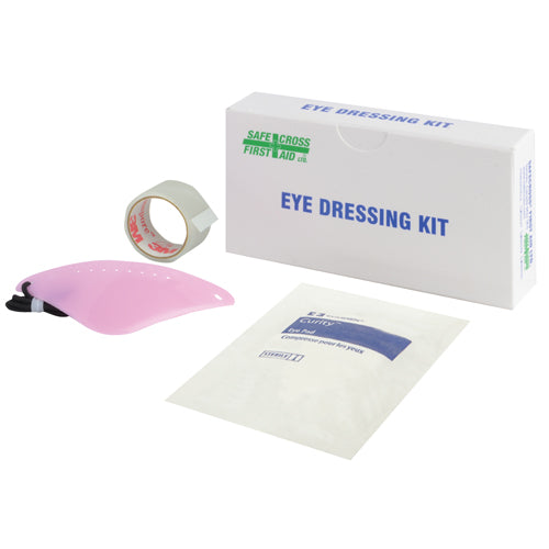 EYE DRESSING KIT WITH 1 EYE PAD, 1 EYE SHIELD, 1 TAPE