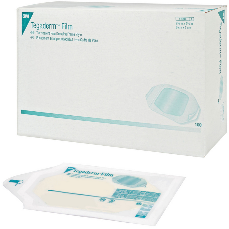 TEGADERM TRANSPARENT FILM DRESSINGS - 6 x 7 cm 100/BOX
