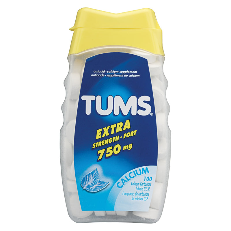 TUMS ANTACID TABLETS EXTRA-STRENGTH 100/BOTTLE