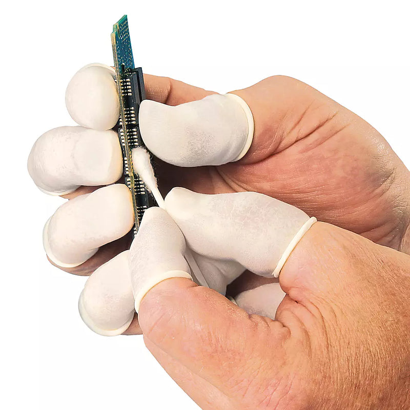 LATEX FINGER COTS - POWDER-FREE SMALL 144/BOX