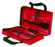 Open first aid kit for sports