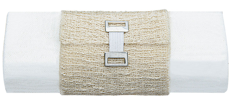 COMPRESS BANDAGE w/ELASTIC TAIL - 11.4 x 15.2 cm EACH