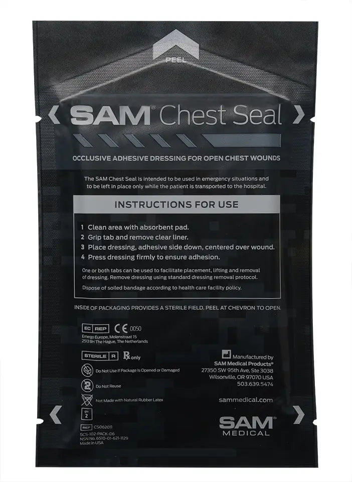 SAM CHEST SEAL COMBO PACK