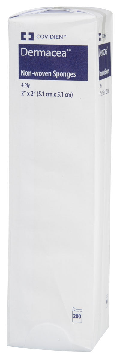 NON-WOVEN SPONGES - 5.1 x 5.1 cm 4-PLY 200/PACK