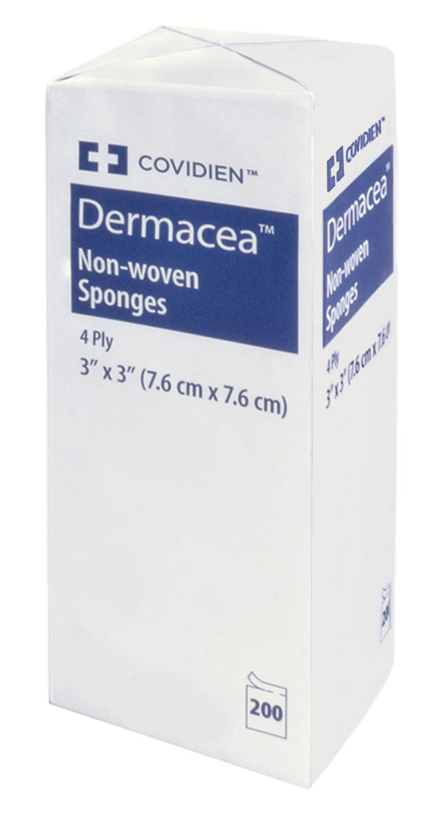 NON-WOVEN SPONGES - 7.6 x 7.6 cm 4-PLY 200/PACK