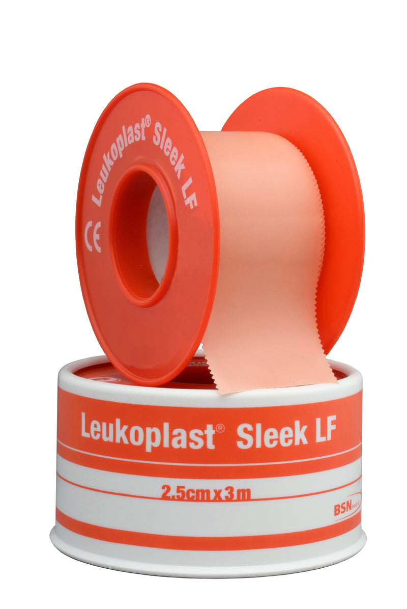 LEUKOPLAST PLASTIC WATERPROOF TAPE - 2.5 cm x 3 m SPOOLED