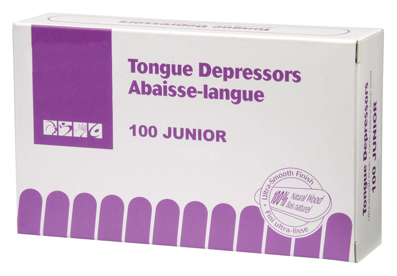TONGUE DEPRESSORS JUNIOR - 1.6 x 14 cm 100/BOX