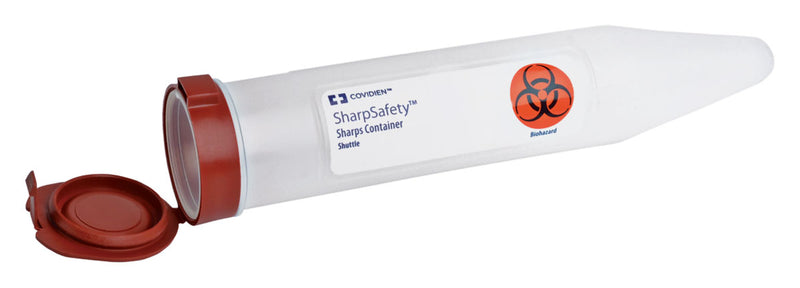 SHARPS/BIOHAZARD SHUTTLE CONTAINER WITH LOCK