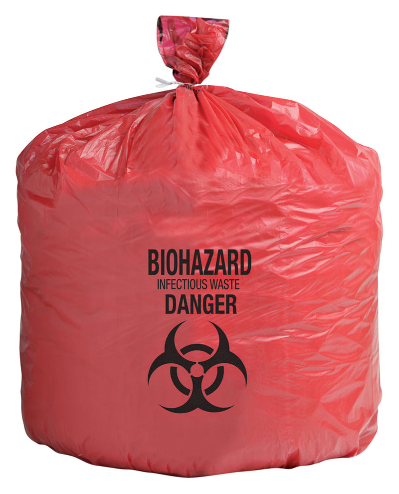 INFECTIOUS WASTE BAGS - 58.4 x 61 cm 500/CASE