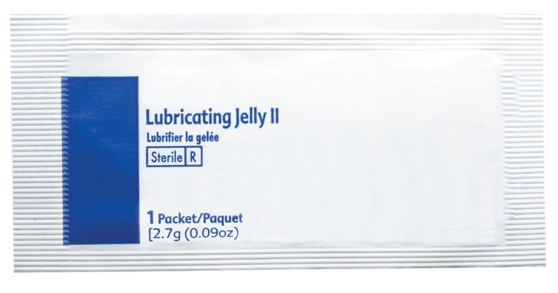 LUBRICATING JELLY - 2.7 g 12/PACK STERILE