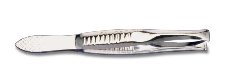 SPLINTER FORCEPS BLUNT END (NICKEL-PLATED) - 8.1 cm