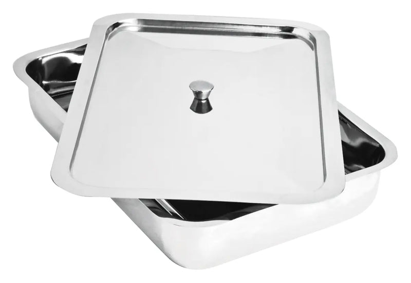 Instrument Tray w/Cover – Stainless Steel