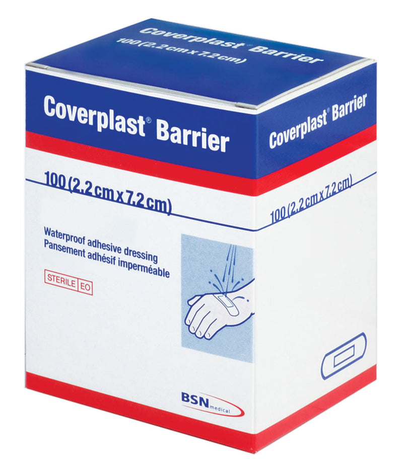 LEUKOPLAST BARRIER DRESSINGS - 2.2 x 7.2 cm 100/BOX