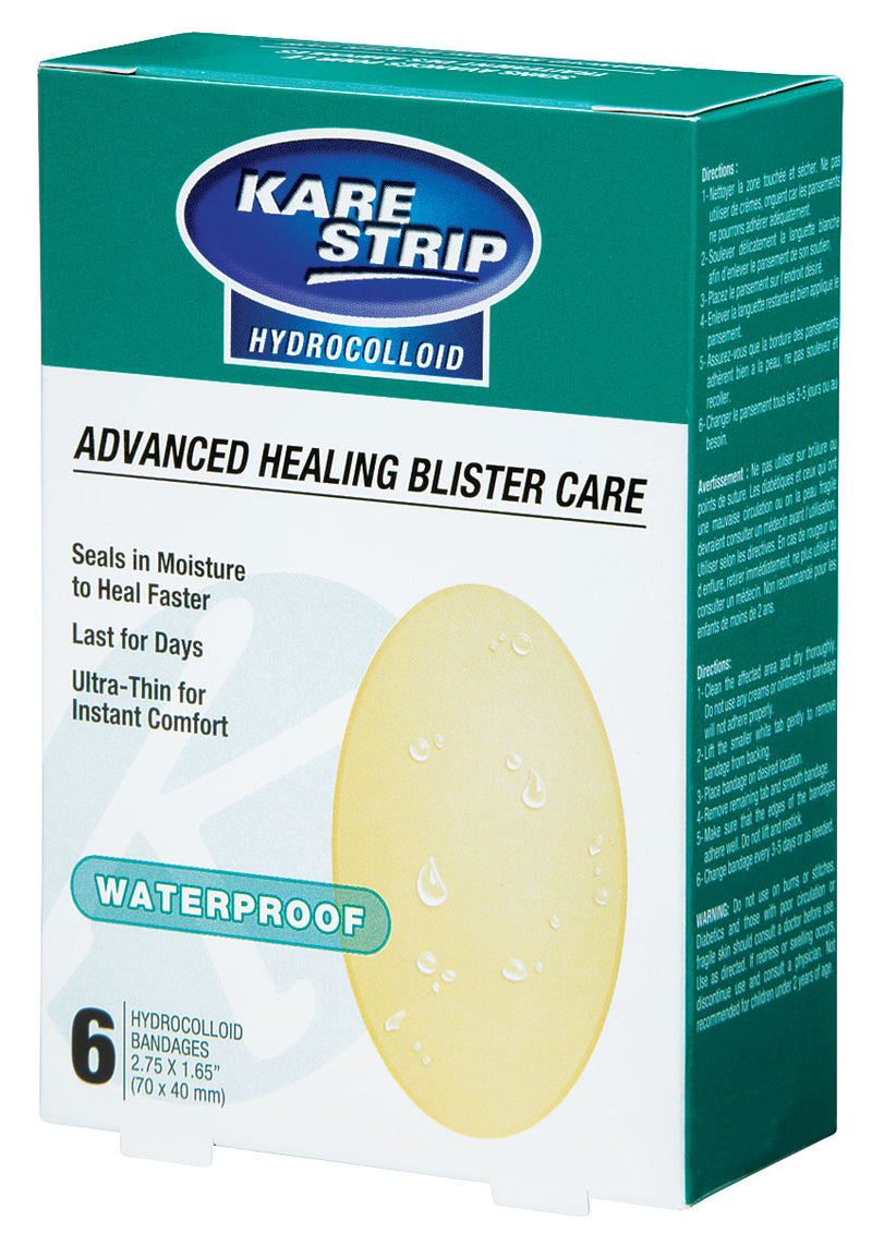KARE STRIP HYDROCOLLOID BANDAGES - 4 x 7 cm 6/BOX