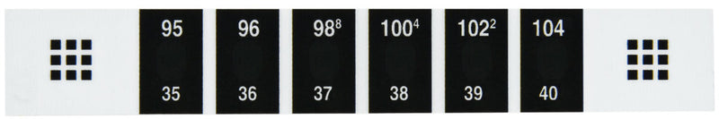 FOREHEAD THERMOMETER w/WALLET - DUAL-SCALE 12/PACK