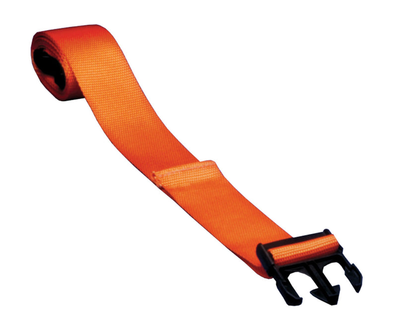RESTRAINT STRAPS w/PLASTIC SIDE-RELEASE BUCKLE - 5.1 x 182.9 cm 3/SET