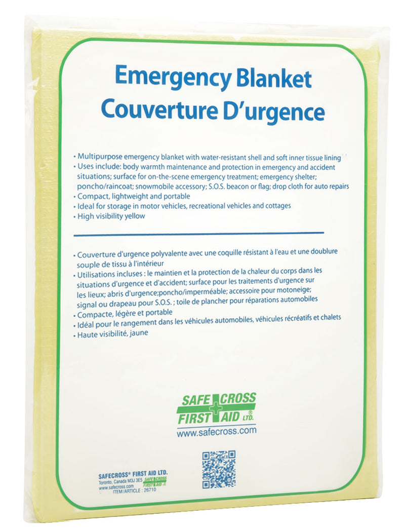 EMERGENCY BLANKET - TISSUE/POLYESTER