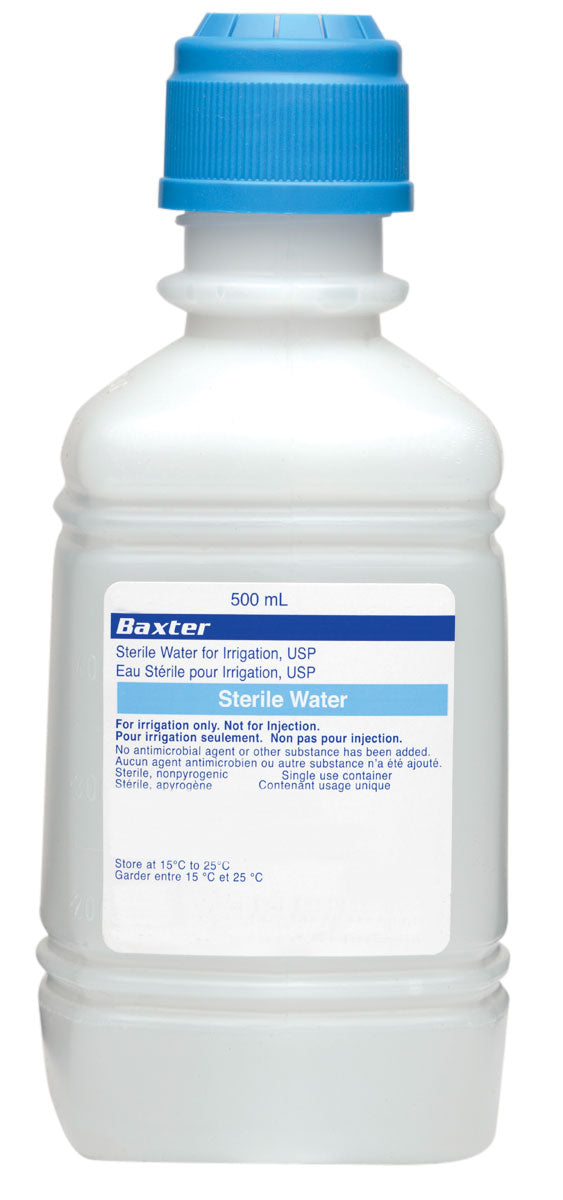 WATER IRRIGATION SOLUTION - 500 mL/BOTTLE