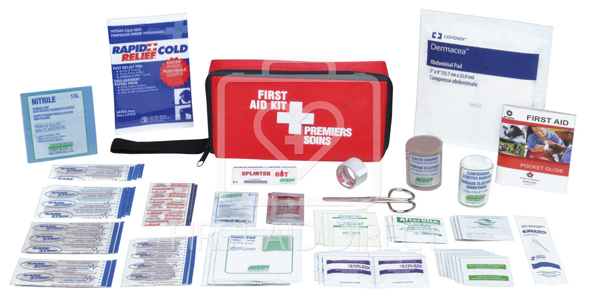 Rectangle Medium First Aid Kit | Nylon Case — First Aid Direct