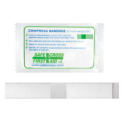 COMPRESS BANDAGE - 5.1 x 5.1 cm EACH
