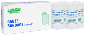 GAUZE BANDAGE ROLL - 5.1cm x 4.6m 4/BOX