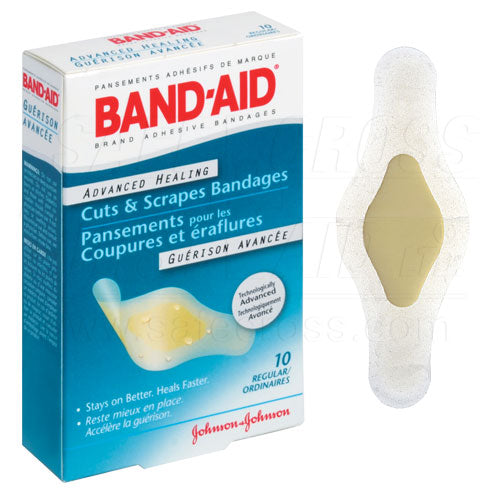 BAND-AID BRAND ADVANCED HEALING BANDAGES 10/BOX - First Aid Direct