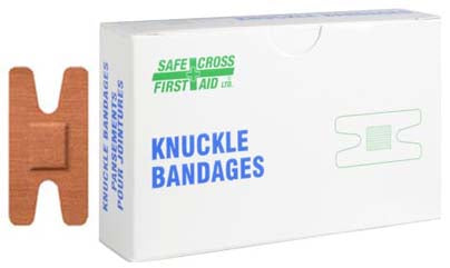 FABRIC BANDAGES - KNUCKLE 3.8 x 7.6 cm 12/BOX