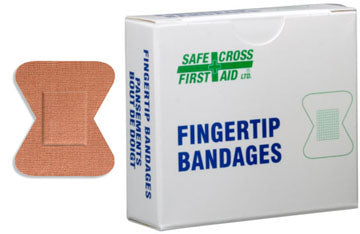 FABRIC BANDAGES - FINGERTIP SMALL 4.4 x 5.1 cm 12/BOX