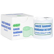 GAUZE BANDAGE ROLL, 2.5 cm x 4.6 m, 1's