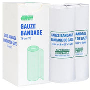 GAUZE BANDAGE ROLL, 7.6 cm x 4.6 m, 2's