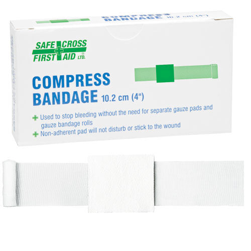 FIELD DRESSING COMPRESS BANDAGE - 10.2 x 10.2 cm 1/BOX