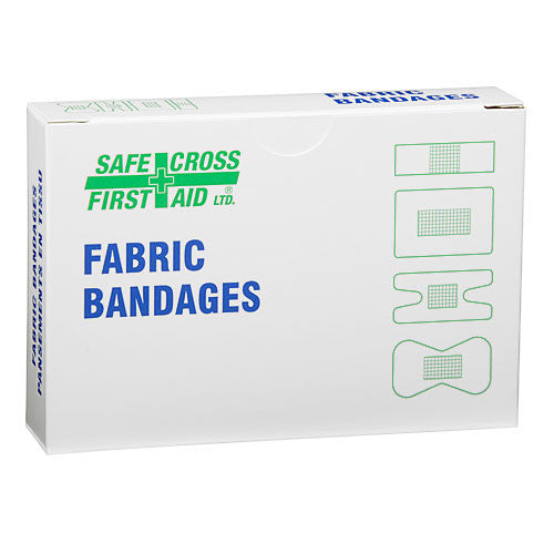 FABRIC BANDAGES, ASSORTED SIZES, HEAVYWEIGHT, 12's