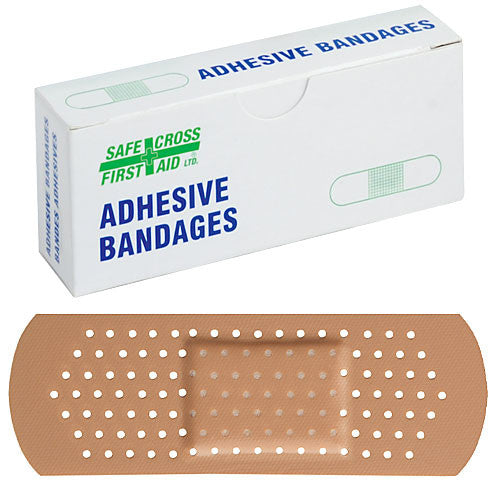 PLASTIC BANDAGES, 2.5 x 7.6 cm, 16's
