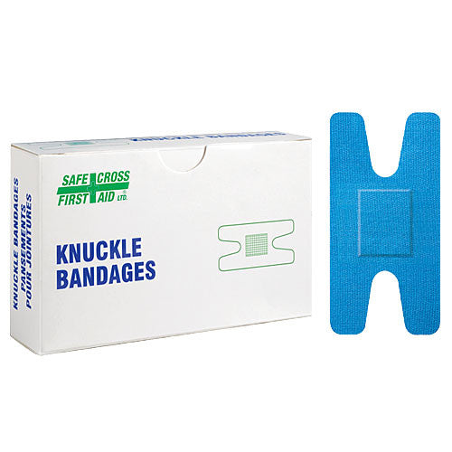 FABRIC DETECTABLE BANDAGES, KNUCKLE, 3.8 x 7.6 cm, LIGHTWEIGHT, 12's