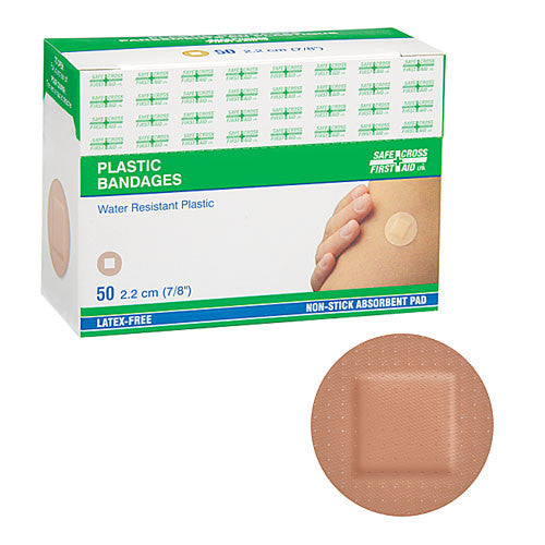 PLASTIC BANDAGES, 2.2 cm CIRCLES, 50's
