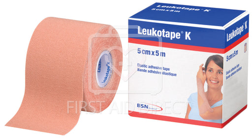LEUKOTAPE K, ELASTIC ADHESIVE TAPE, 5 x 5 m, BEIGE