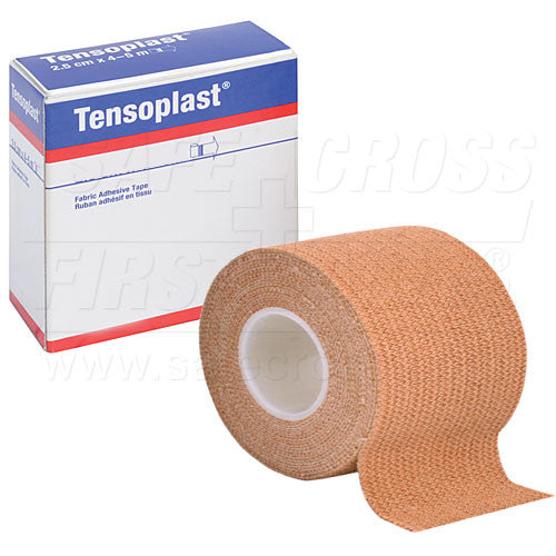 TENSOPLAST FABRIC ELASTIC TAPE - 5.1 cm x 4.6 m 6/BOX - First Aid