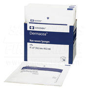 NON-WOVEN SPONGES, 10.2 x 10.2 cm, 4-PLY, 25 x 2's, STERILE
