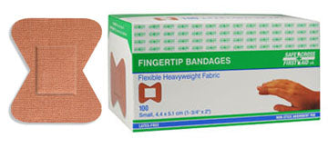 FINGERTIP BANDAGES - SMALL 4.4 x 5.1 cm 100/BOX
