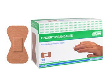 FINGERTIP BANDAGES - LARGE 4.4 x 7.6 cm 100/BOX