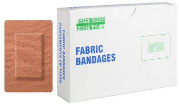 FABRIC BANDAGES - LARGE PATCH 5.1 x 7.6 cm 12/BOX