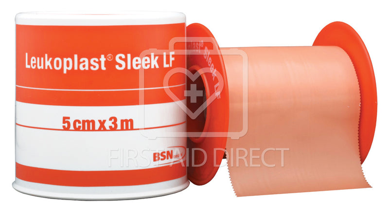 LEUKOPLAST, PLASTIC WATERPROOF TAPE, 5.1 cm x 3 m, SPOOLED
