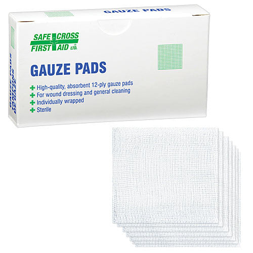 GAUZE PADS, 5.1 x 5.1 cm, 6's, STERILE
