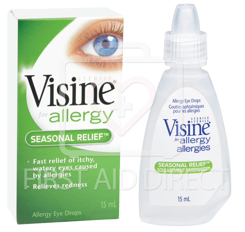 VISINE ALLERGY, EYE DROPS, 15 mL