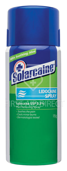 SOLARCAINE, FIRST AID LIDOCAINE SPRAY, 115 g