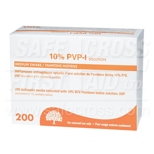 POVIDONE - IODINE ANTISEPTIC PREP PADS 200/BOX