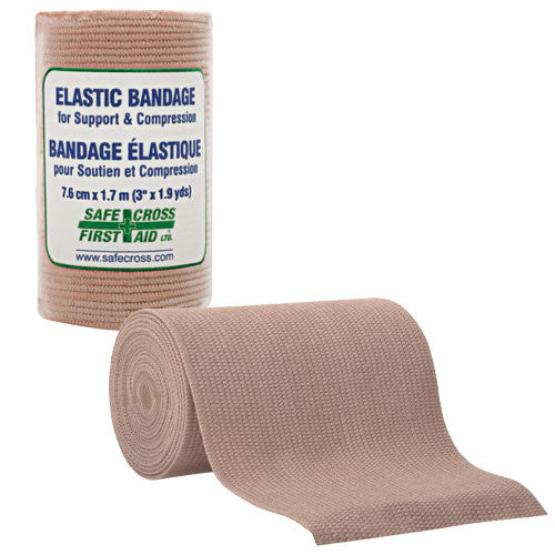 ELASTIC SUPPORT/COMPRESSION BANDAGE - 7.6 cm x 1.7 m - First Aid Direct